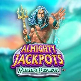 Almighty Jackpots – Realm of Poseidon game by Novomatic – logo hosted on Spinit Casino