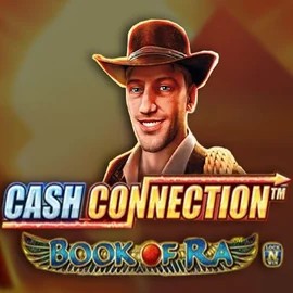 Cash Connection Book Of Ra by Novomatic, showcased at spinitcasinos-es.com – game logo