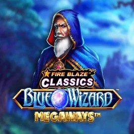 Play Fire Blaze Blue Wizard Megaways slot by Rarestone Gaming on spinitcasinos-es.com