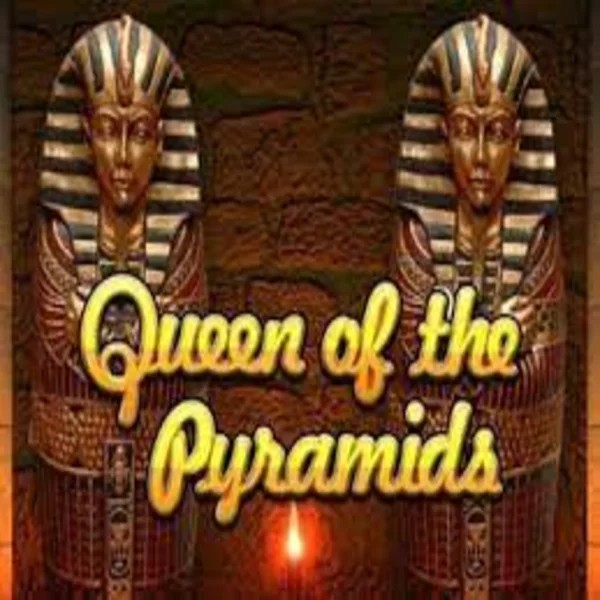 Official Slots logo: Queen of the Pyramids by Playtech at Spinit Casino