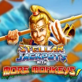 Stellar Jackpots with More Monkeys slot visual from Lightning Box Game available on spinitcasinos-es.com
