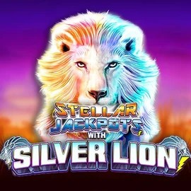 Stellar Jackpots with Silver Lion logo by Lightning Box Game at Spinit Casino