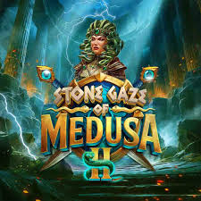 Stone Gaze of Medusa 2 slot logo by Stakelogic at Spinit Casino
